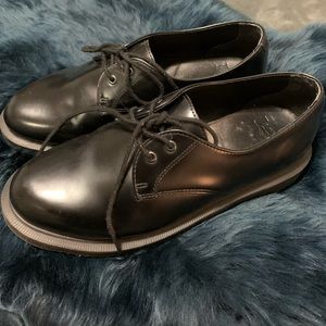 Black Dr. Martens Oxfords, size 7